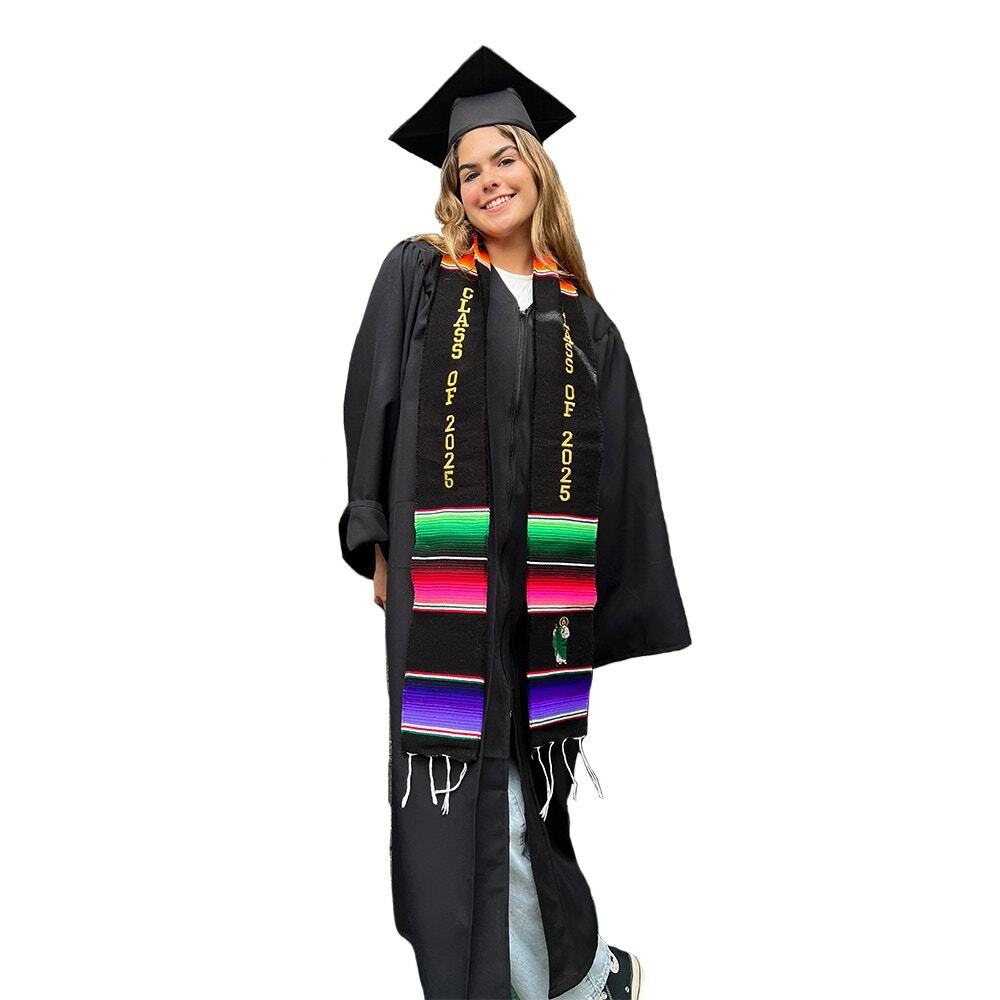 class of 2025 small San Judas Tadeo graduation sash zarape mexican sash